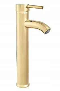 KÚPEĽŇOVÉ UMÝVADLO STOJATÉ TUČNEJŠIE, ZLATÉ, VYS
